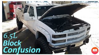 The different 6.5L blocks
