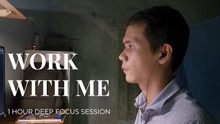 Work With Me | 1 Hour Focus Session With Productivity Music