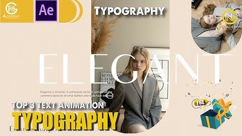Typography Text Animation in After Effects II #1