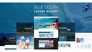Blue Ocean - Resort & Hotel PSD Template | Themeforest Website Templates and Themes