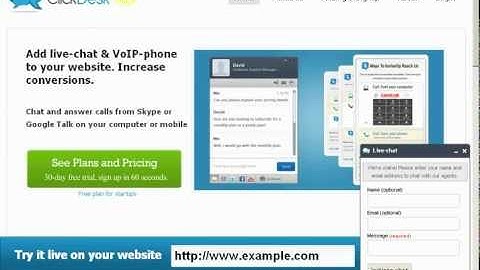 Clickdesk - Live Chat - Tutorial