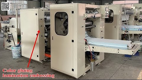 2 lines N/Z fold color gluing lamination embossing hand towels paper machine