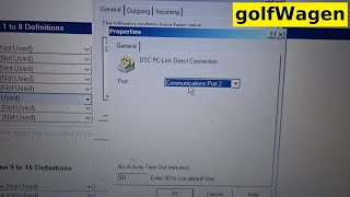 How to connect DSC PC5010 PC Link DLS software