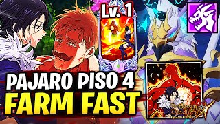 Insano Super Equipo Con Escanor & Merlin Dual Guía Pajaro Piso 4 Trascendente - 7Ds Grand Cross