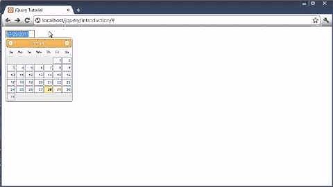 jQuery Tutorial - 154 - Datepicker