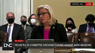 Famous Rep. Liz Cheney Discusses Charges Against Mark Meadows Profile