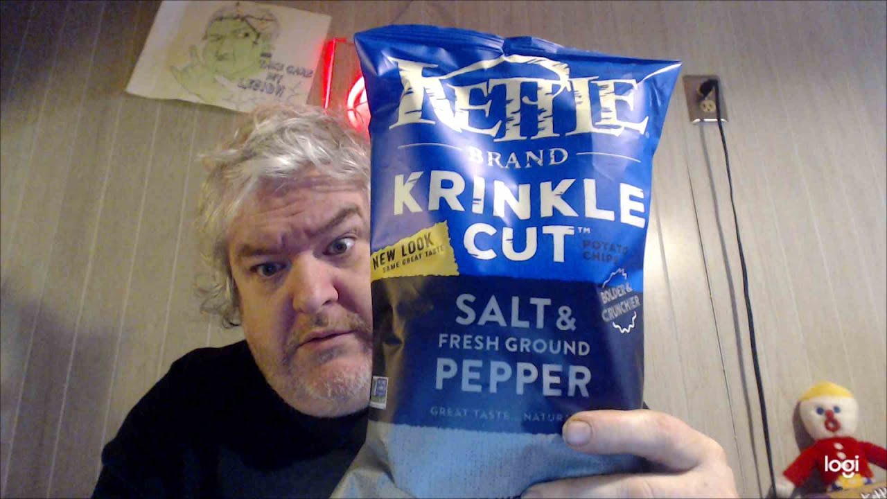 Kettle Brand Salt & Fresh Ground Pepper Krinkle Cut Potato Chips YouTube