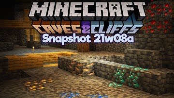 No More Easy Diamonds? ▫ Minecraft 1.17 Snapshot 21w08a ▫ Caves & Cliffs Update