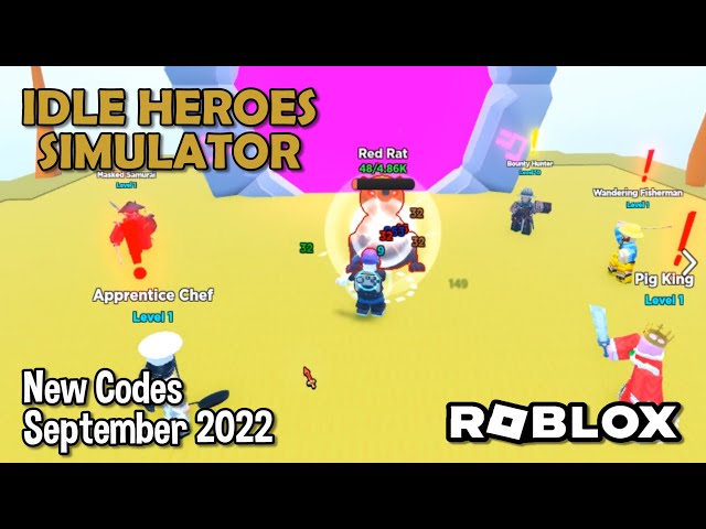 Idle Heroes Simulator Codes – Roblox – December 2023 