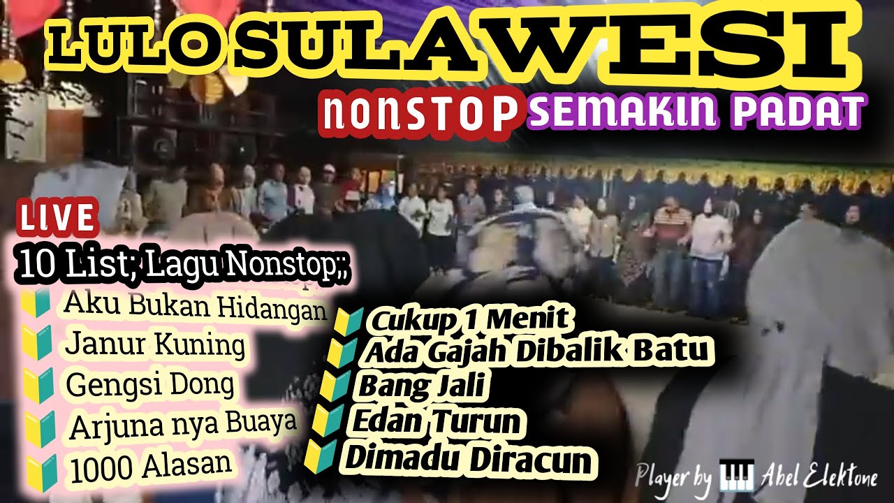 NONSTOP FULL ELEKTONE 🔰  AKU BUKAN HIDANGAN 🔰 TERBARU 🎬 PLAYER 🎹 ABEL ELEKTON