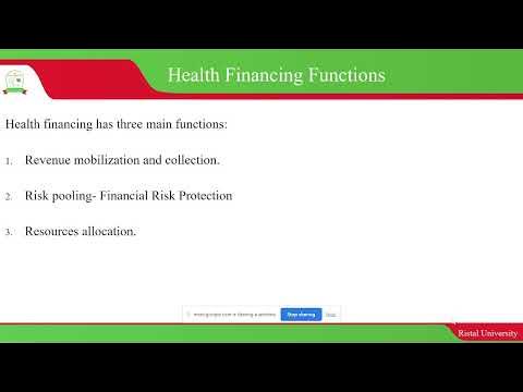 Introduction to Health Financing - YouTube