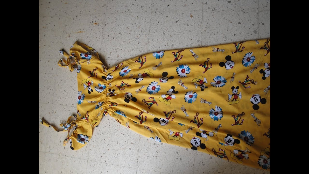 خياطة قندورة صيفية لبنت بعمر 12سنة