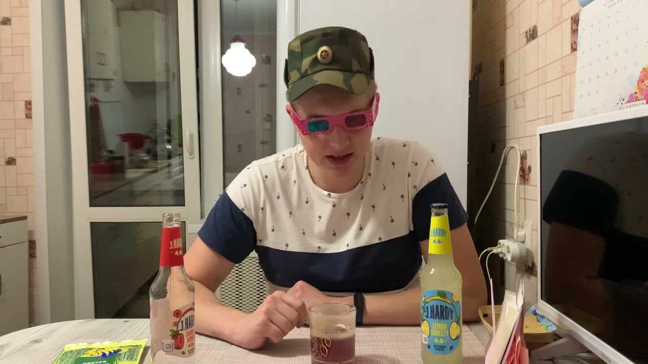 J. HARDY (вишня и лимон). ОЧЕНЬ УДИВИЛ. СМОТР ОЧЕРЕДНОГО НАПИТКА