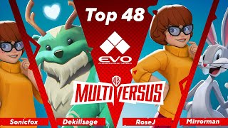 Sonicfox & Dekillsage Vs. RoseJ & Mirrorman | Top 48 | MultiVersus EVO 2022
