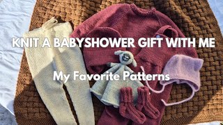 Knit A Babyshower Gift With Me - All My Favorite Baby Patterns // Knitting Project Vlog