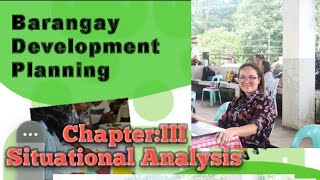 Barangay Development Planning|Chapte:III situational Analysis|Renajies TV#planningforsuccess