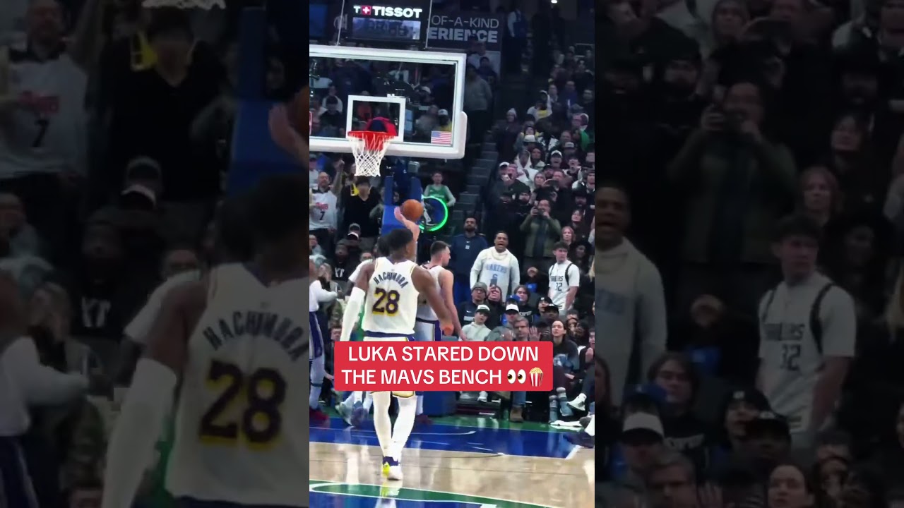 Luka with the stare down 👀