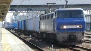 【代走】951レ EF200-10号機　吉原駅到着