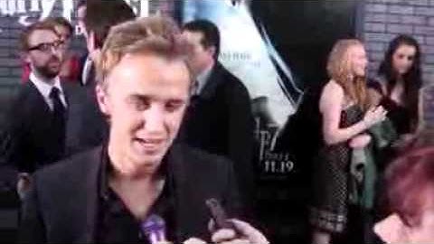 Tom Felton at Harry Potter and the Deathly Hallows Pt 1 US Premiere