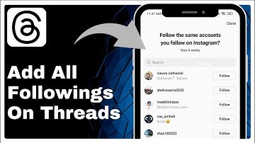 How To Add All Your Instagram Following On Threads 2025