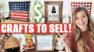 How To Make Crafts To SELL! | Bring In Income While Crafting! (no power tools needed)