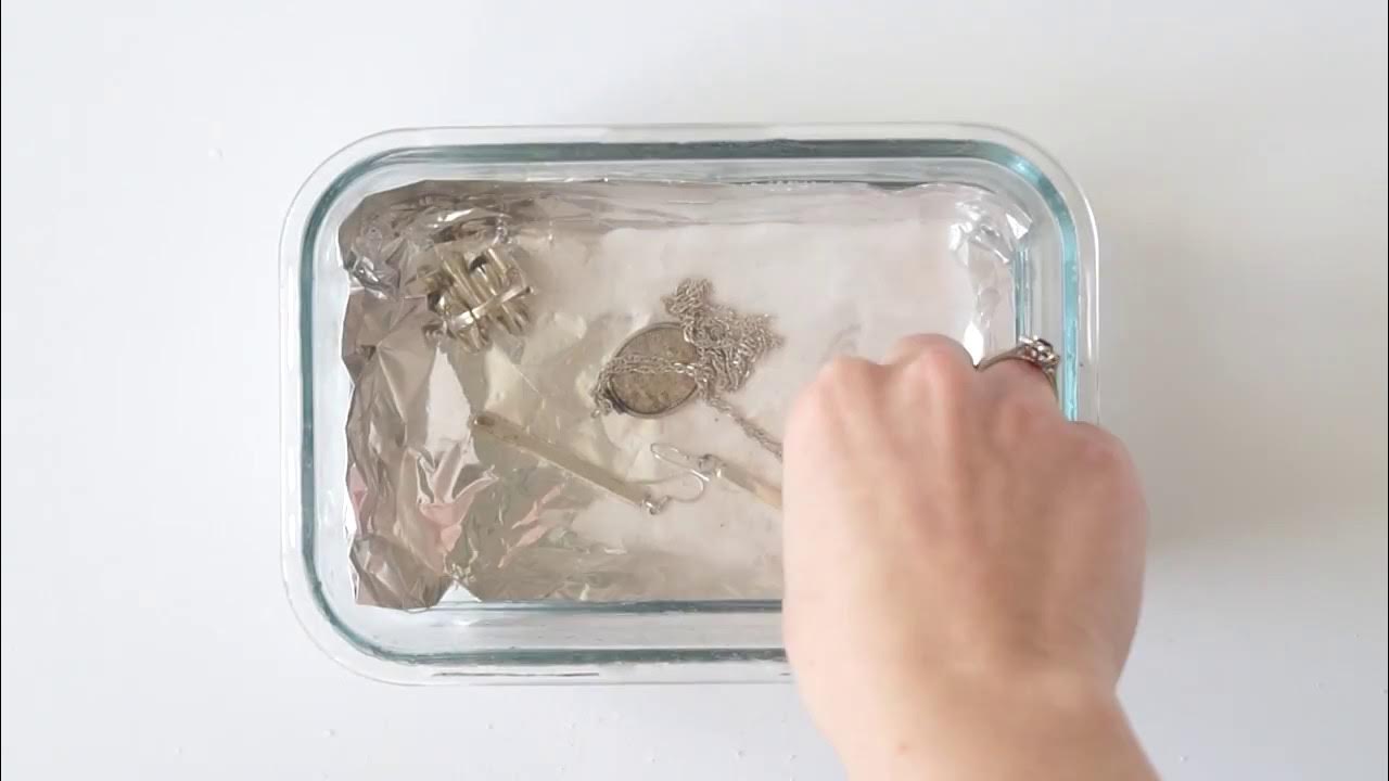 zilveren sieraden schoonmaken met soda