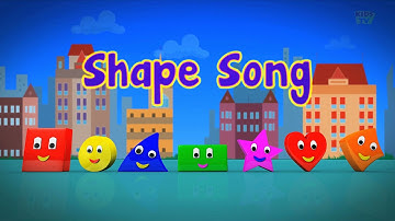 Shapes Song | Learning Shapes For Children | Cartoon Videos For Toddlers by Kids Tv