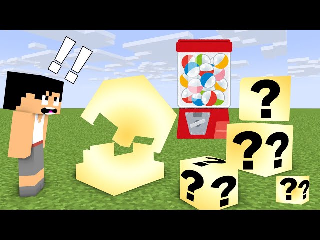ガチャ5連で神引き！！超レアアイテム大量GET！？PART203【マイクラ