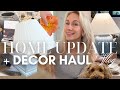 Wholesome home update vlog  home decor haul  new home install kitchen cleanup and decor haul