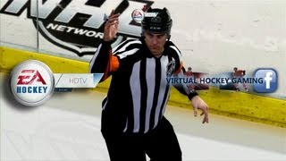 NHL 13 highlights: '3 goals under review in 1 game' (1080p)