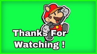 Thanks For Watching Green Screen