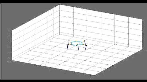Walking simulation of hexapod based on kinematics