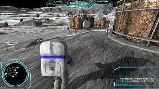 Moonbase Alpha Single Player Walkthrough (Large Map) Part 1