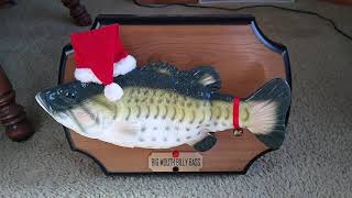 Gemmy Big Mouth Billy Bass Sings for the Holidays! #3