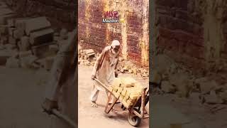 Old Man doing hard labour work #labor #old #automobile #news