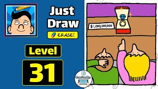 Just Draw Erase Level 31 Walkthrough