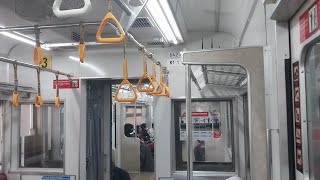 【走行音】東京メトロ千代田線6000系6020F(6420)三菱VVVF-IGBT 3レベル高音80Km/h. Pondok Cina-Depok Baru Station.