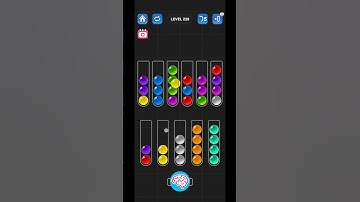 Lv 229 Ball Sort Puzzle - Color Game / 顏色分類遊戲 / ボールソーティングパズル (Guru Game)  #ballsortpuzzle