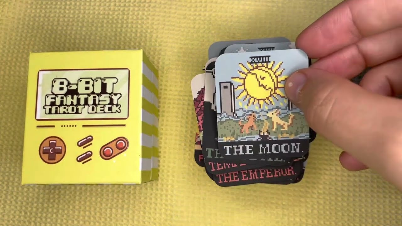 8-Bit Fantasy Tarot Tiny ver. (flip through)