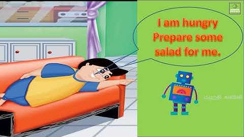 4th Std English 1st Term A World with ROBOTS