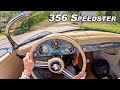 Why The Porsche 356 Speedster Remains One of the Greatest Drivers Cars Today - (POV Binaural Audio)