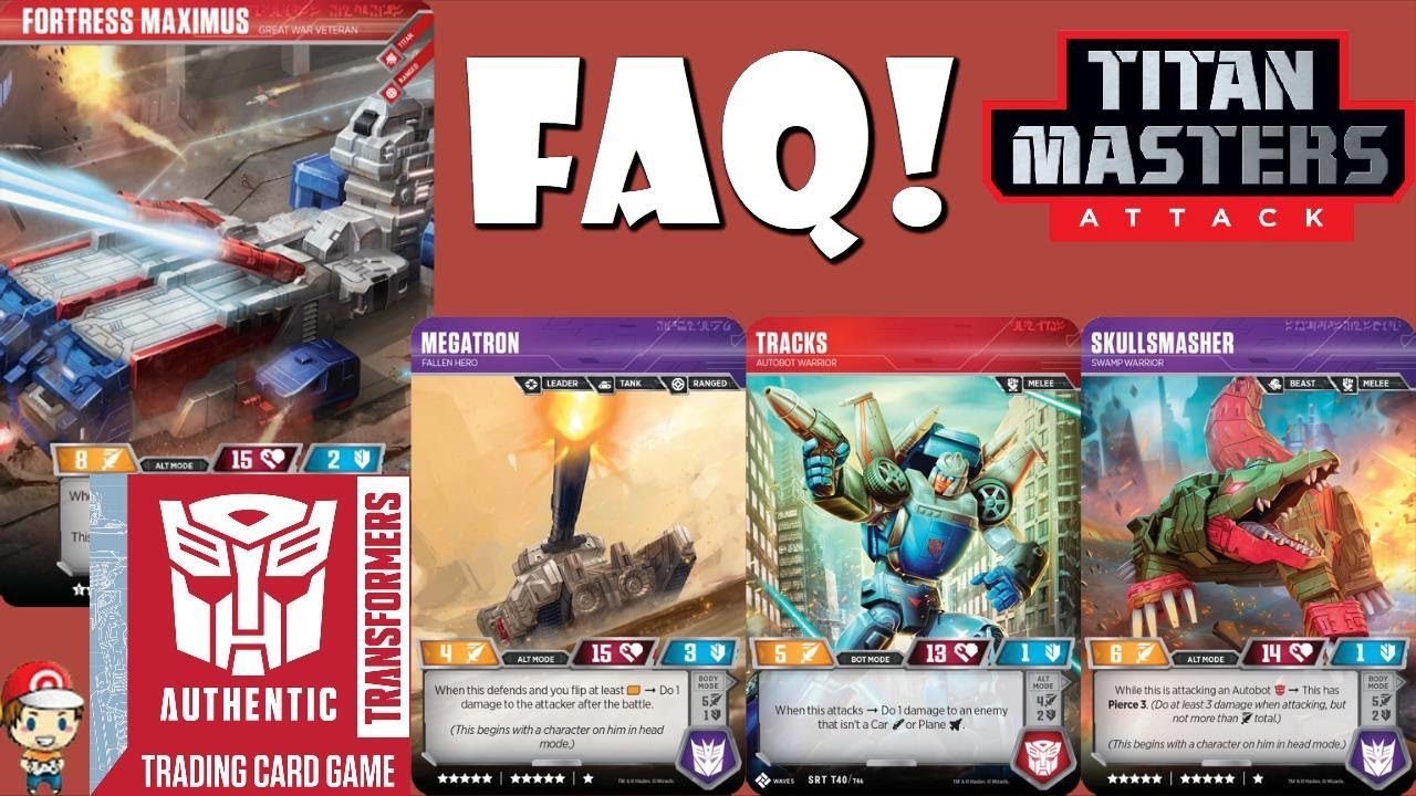 Transformers TCG FAQ (Titan Masters Attack) - Important New Rules