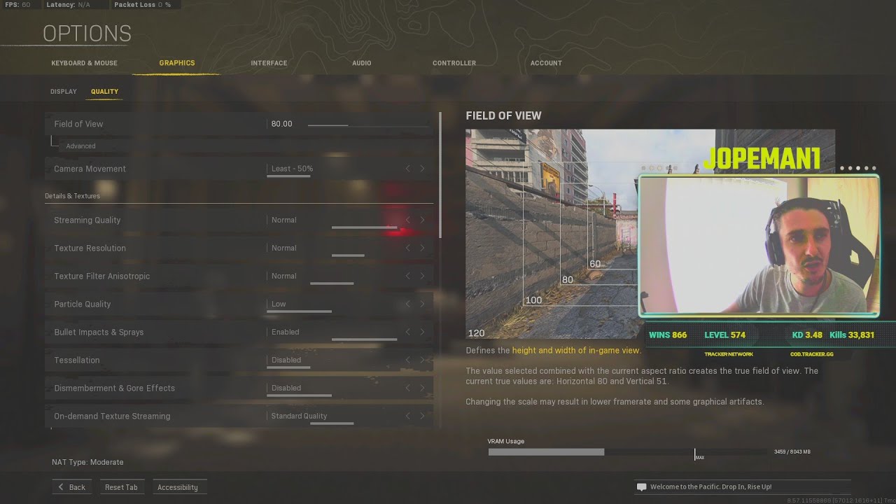 Is Playing At 80 FOV (Field Of View) A Disadvantage? (Vanguard Warzone)