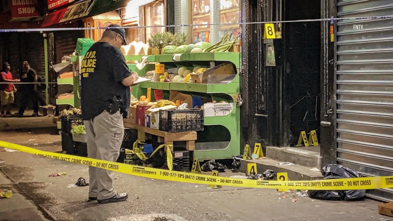 NYPD Crime Scene Unit Investigation of 29-year-old Man Killed During NYC Street Festival