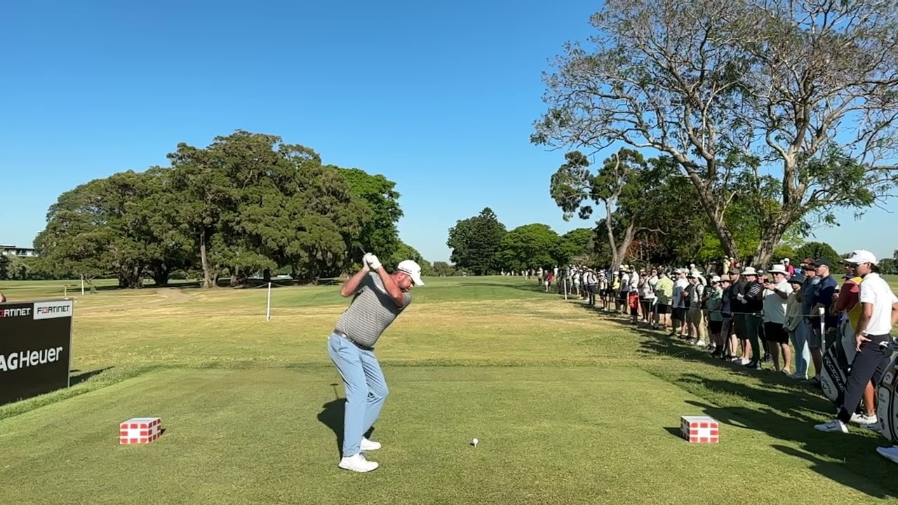 Marc Leishman Slo Mo Driver Swing - 2022 Australian PGA Championship