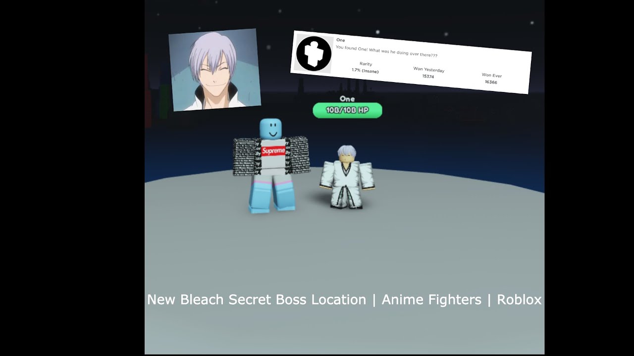 New Bleach Secret Boss Location | Anime Fighters | Roblox