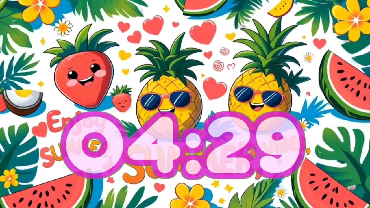 Summer Vibes Countdown: 8 Minutes of Tropical Fun