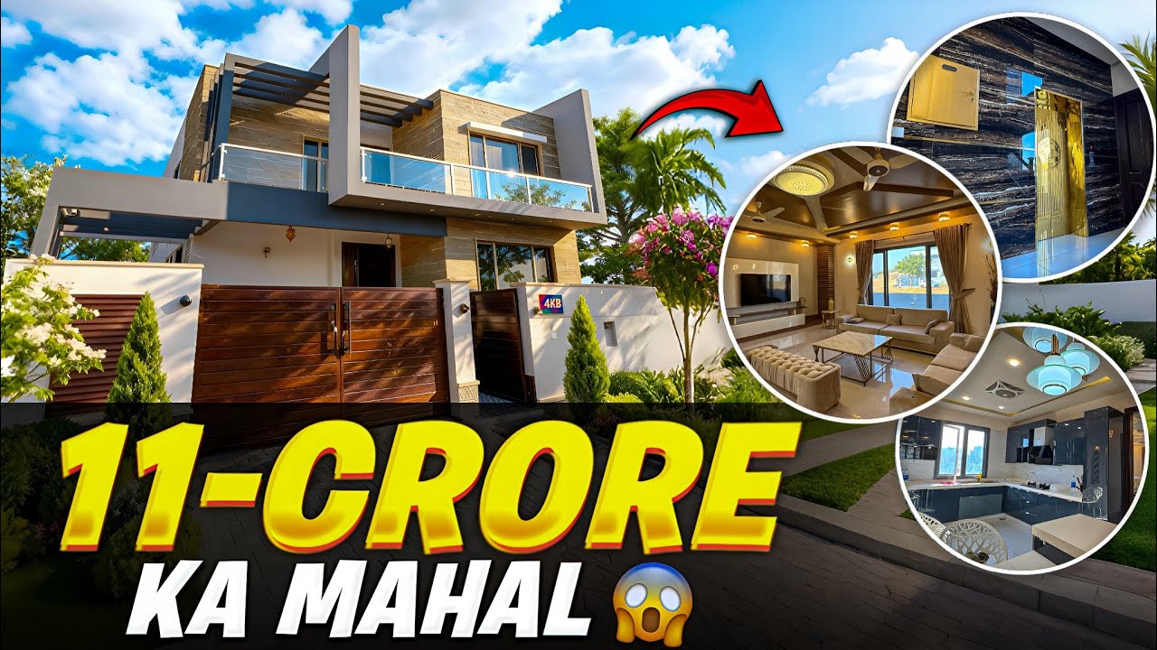 Inside One Of Karachi's Most Expensive Fully-Furnished Homes : Luxury Mansion With Private Lift