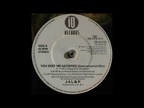 J4L & P — J4L & P - Keep Me Satisfied (Instrumental Mix) (1991)