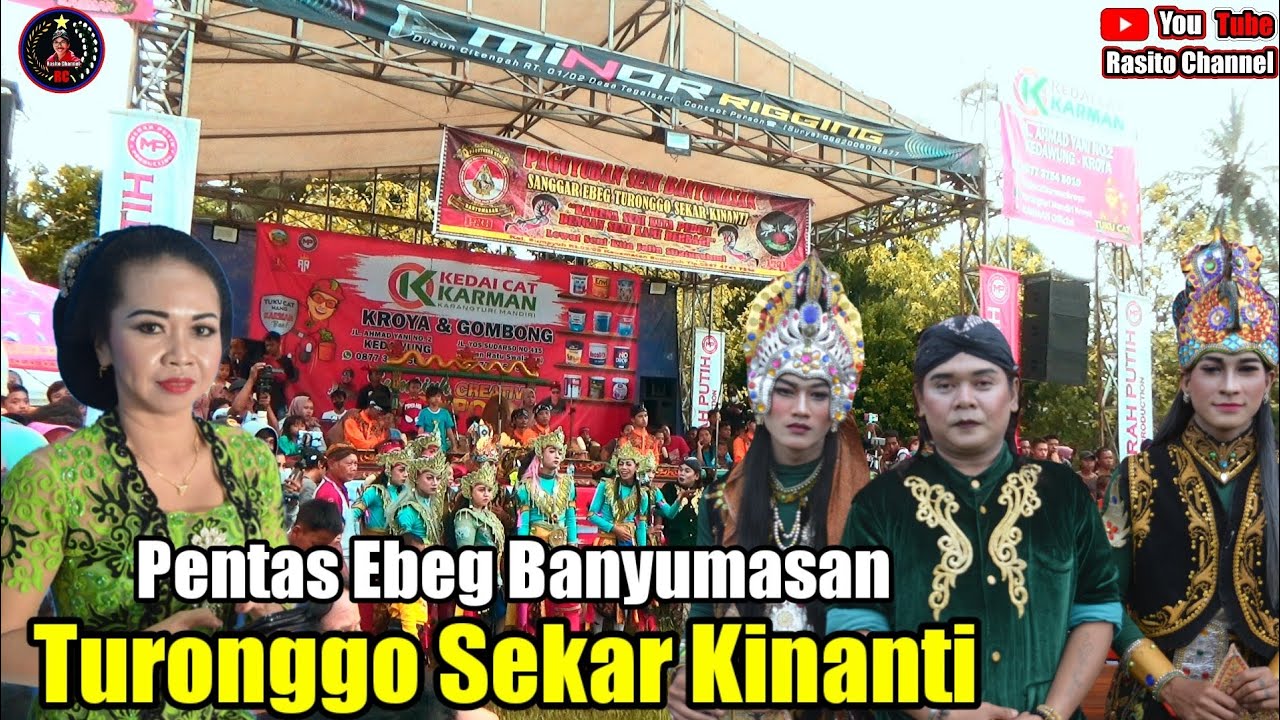 Pentas Ebeg Banyumasan TURONGGO SEKAR KINANTI live Taman Kota Sumpiuh